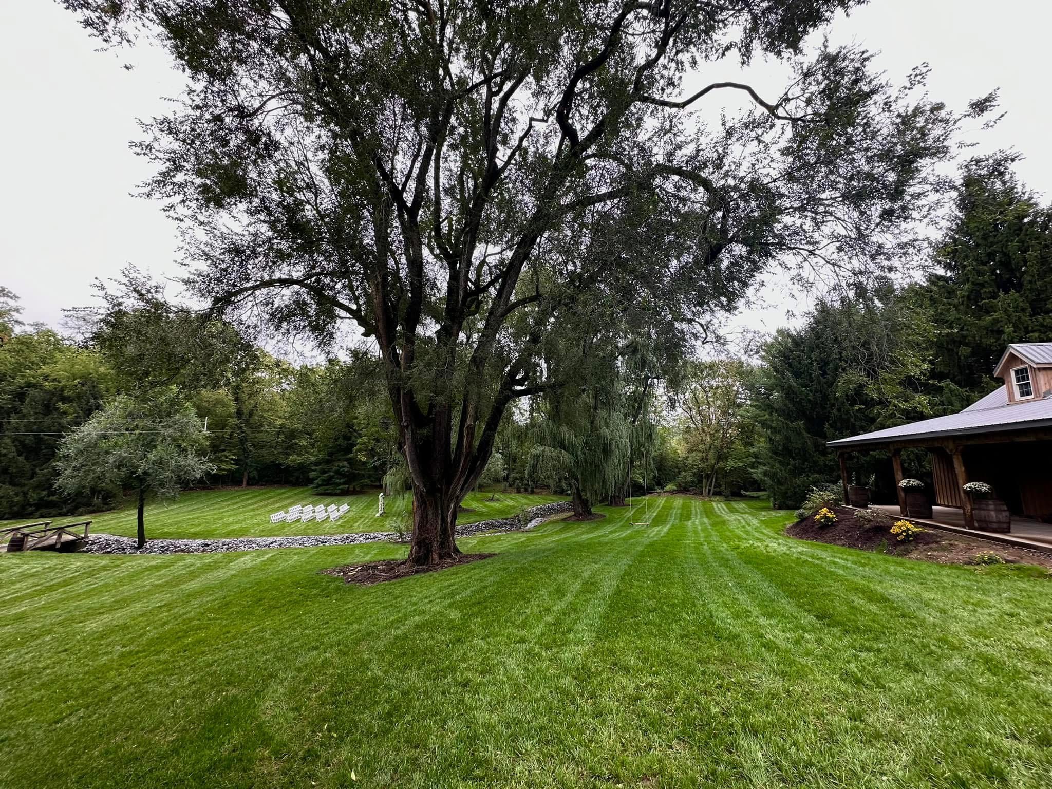 Elegant wedding venue setup at Shawnee Run in Lancaster County, Pennsylvania